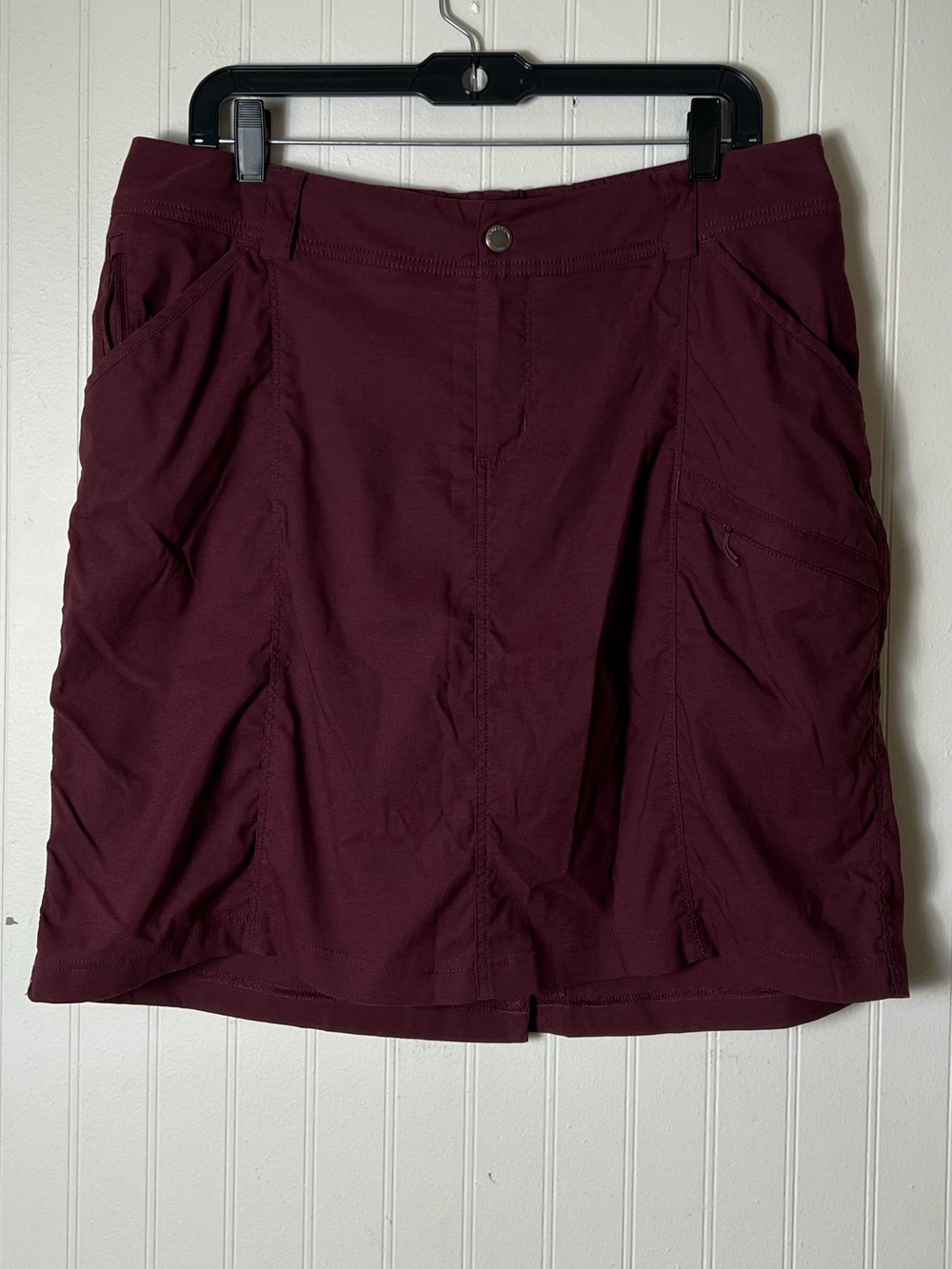 Duluth Dry on the Fly Burgundy Purple Active Skort Size 14